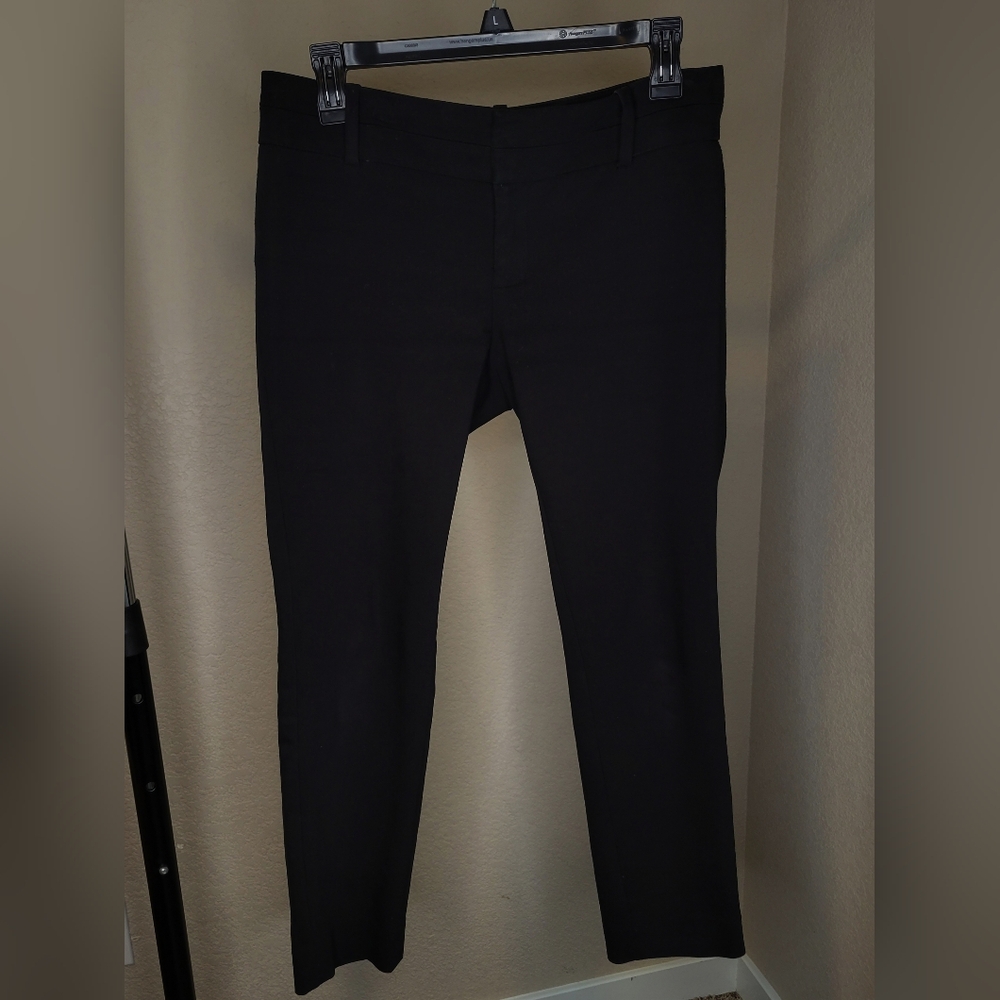Calvin Klein Women's Size 2 Black Slim Fit Skinny Ankle Dress Pants Slacks